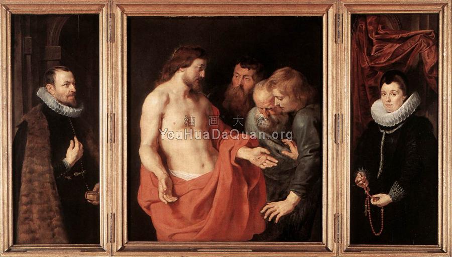 The Incredulity of St Thomas - 彼得·保罗·鲁本斯